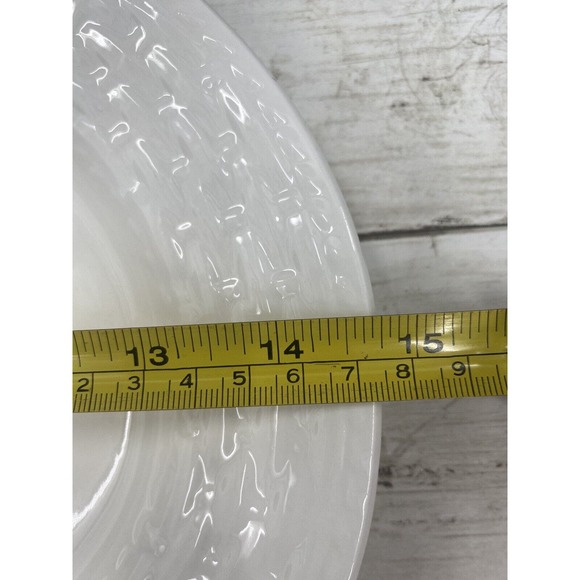 2 Vintage Gibson Embossed Oval Serving Platters 14x10.5 and 14.75x10.5 LOT OF 2 - Picture 8 of 11